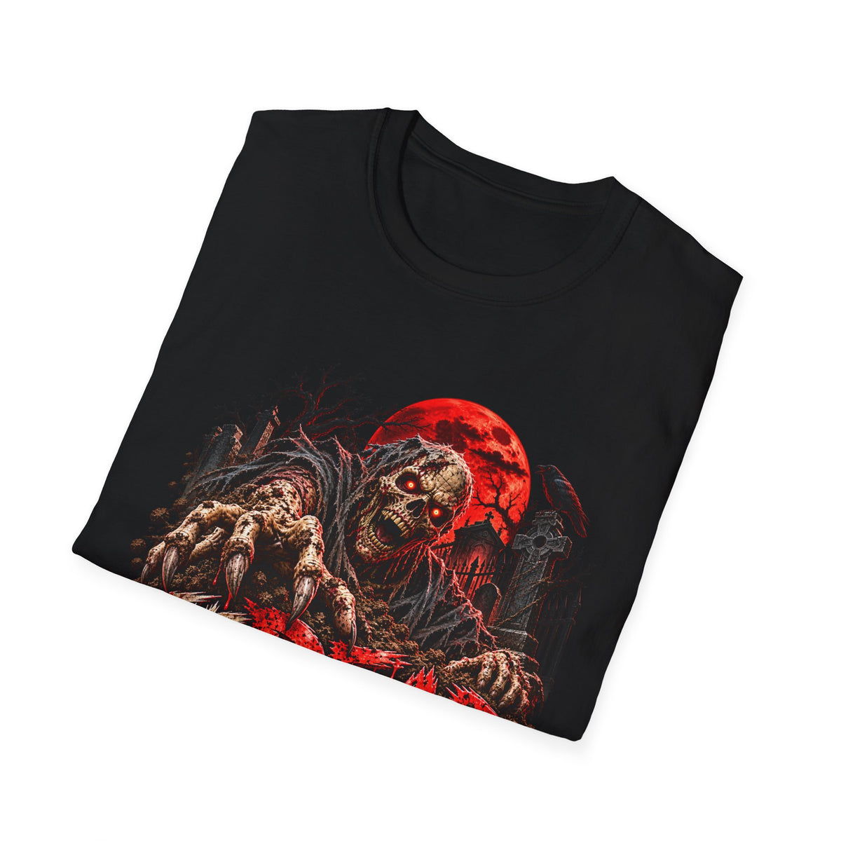 Zombie Graphic T-Shirt — "The Dead Don't Stay Down" Horror Tee