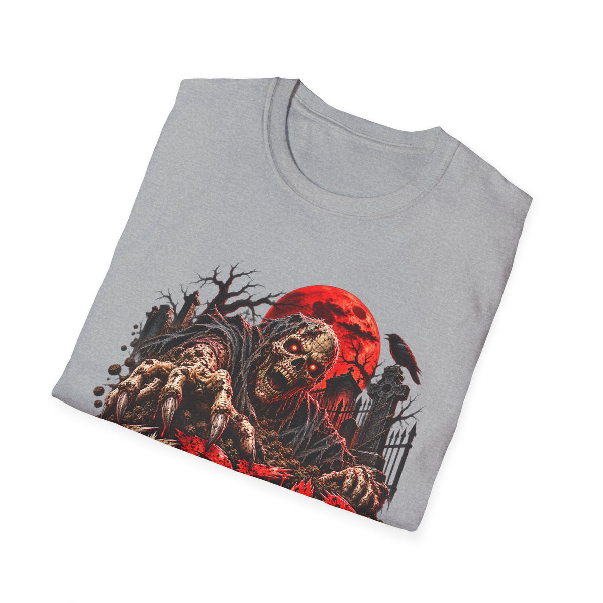 Zombie Graphic T-Shirt — "The Dead Don't Stay Down" Horror Tee