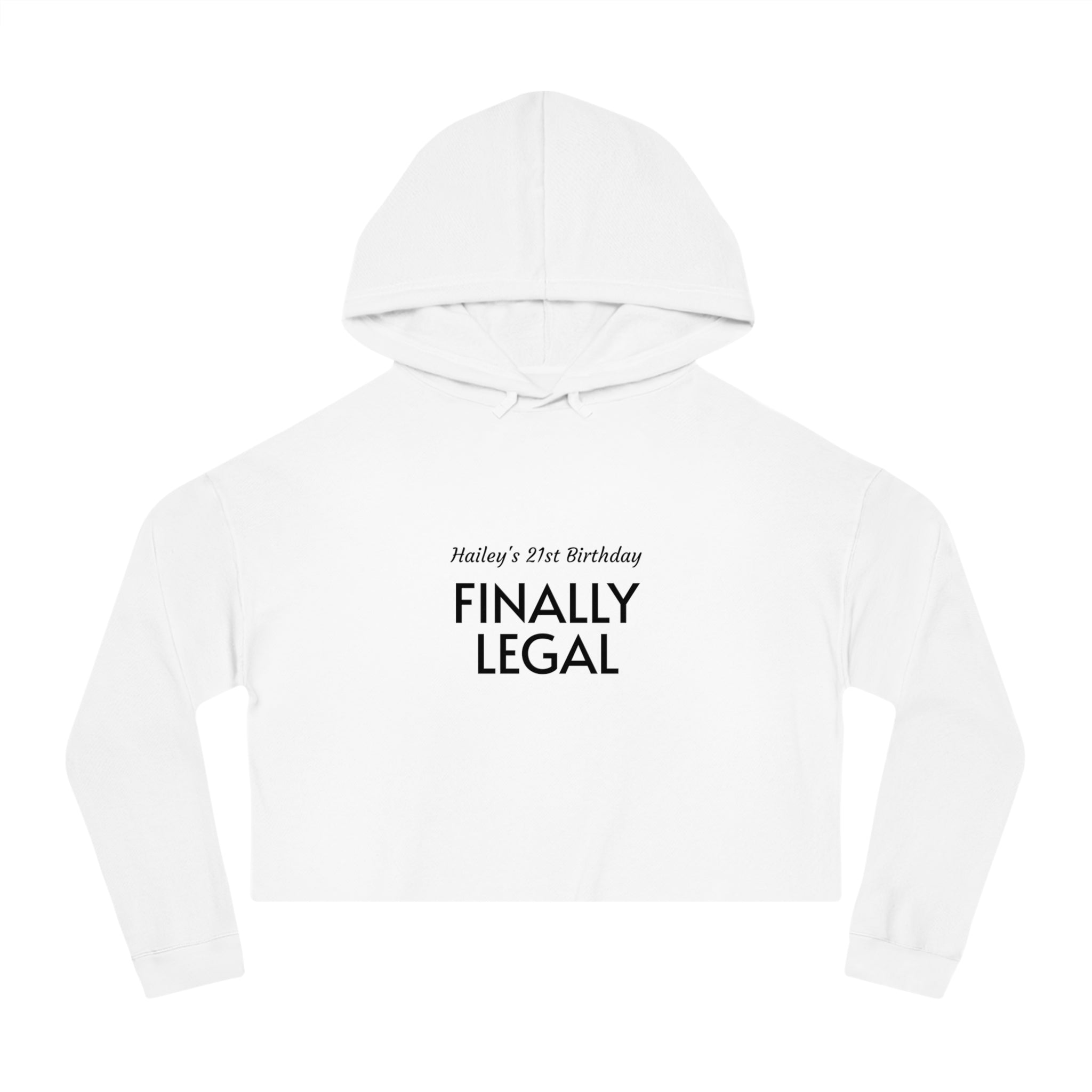 Women’s Cropped Hooded Sweatshirt