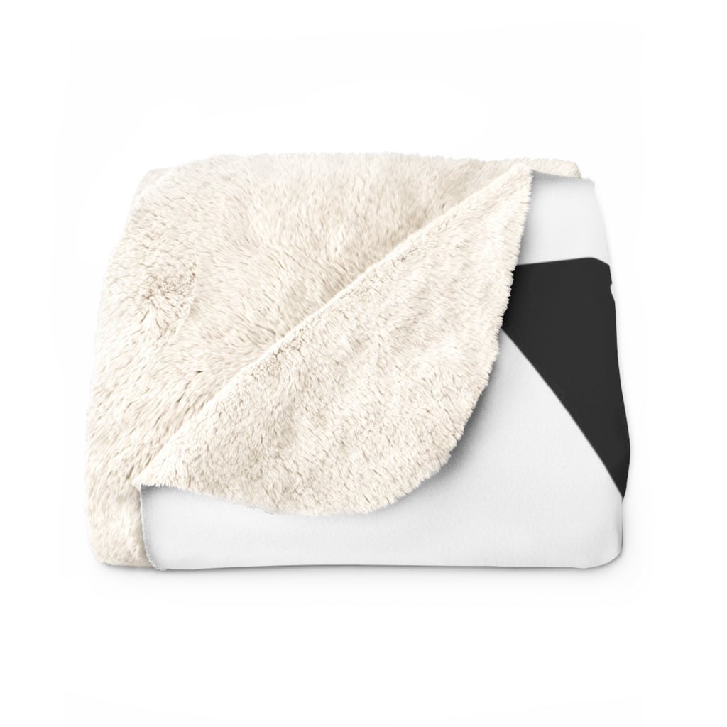 You Are Enough Lion Sherpa Fleece Blanket — Cozy Inspirational Throw Blanket 50x60
