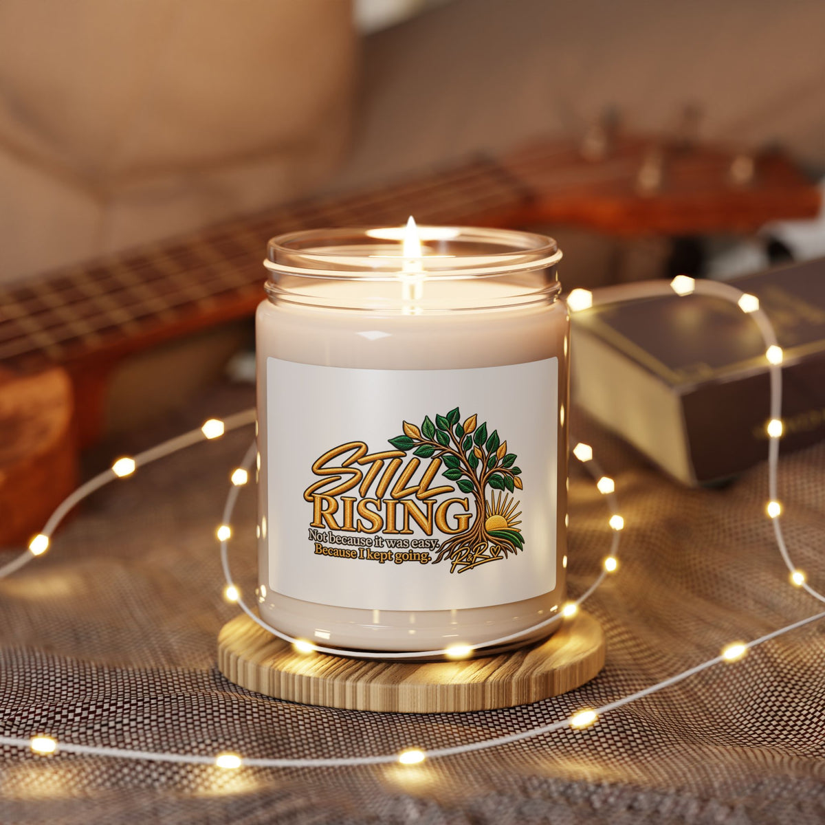 Still Rising Scented Soy Candle — 9oz Inspirational Tree Design