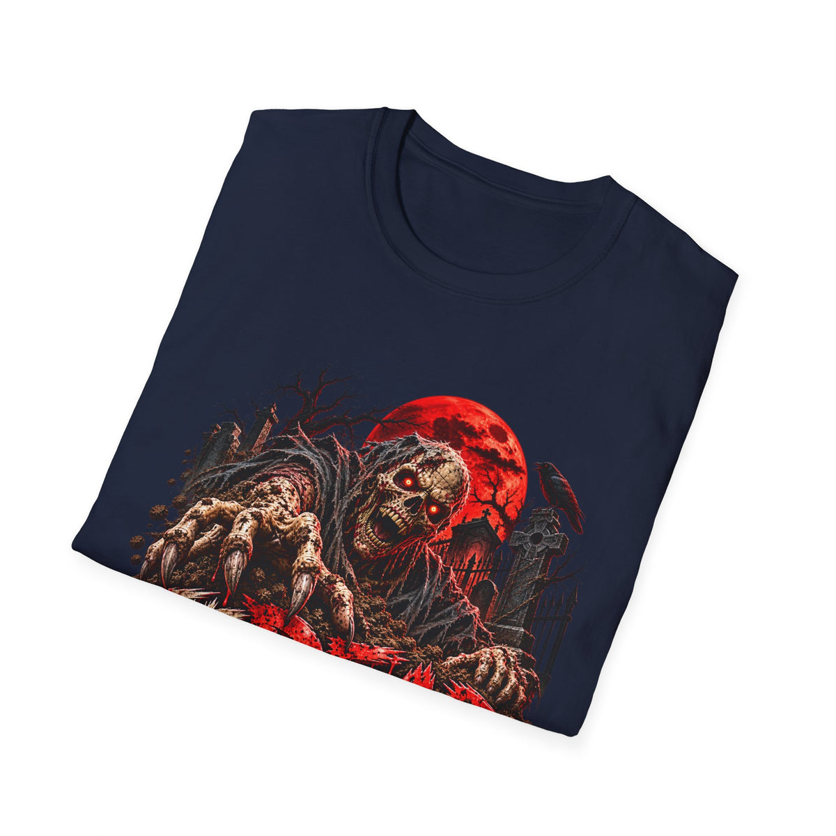 Zombie Graphic T-Shirt — "The Dead Don't Stay Down" Horror Tee