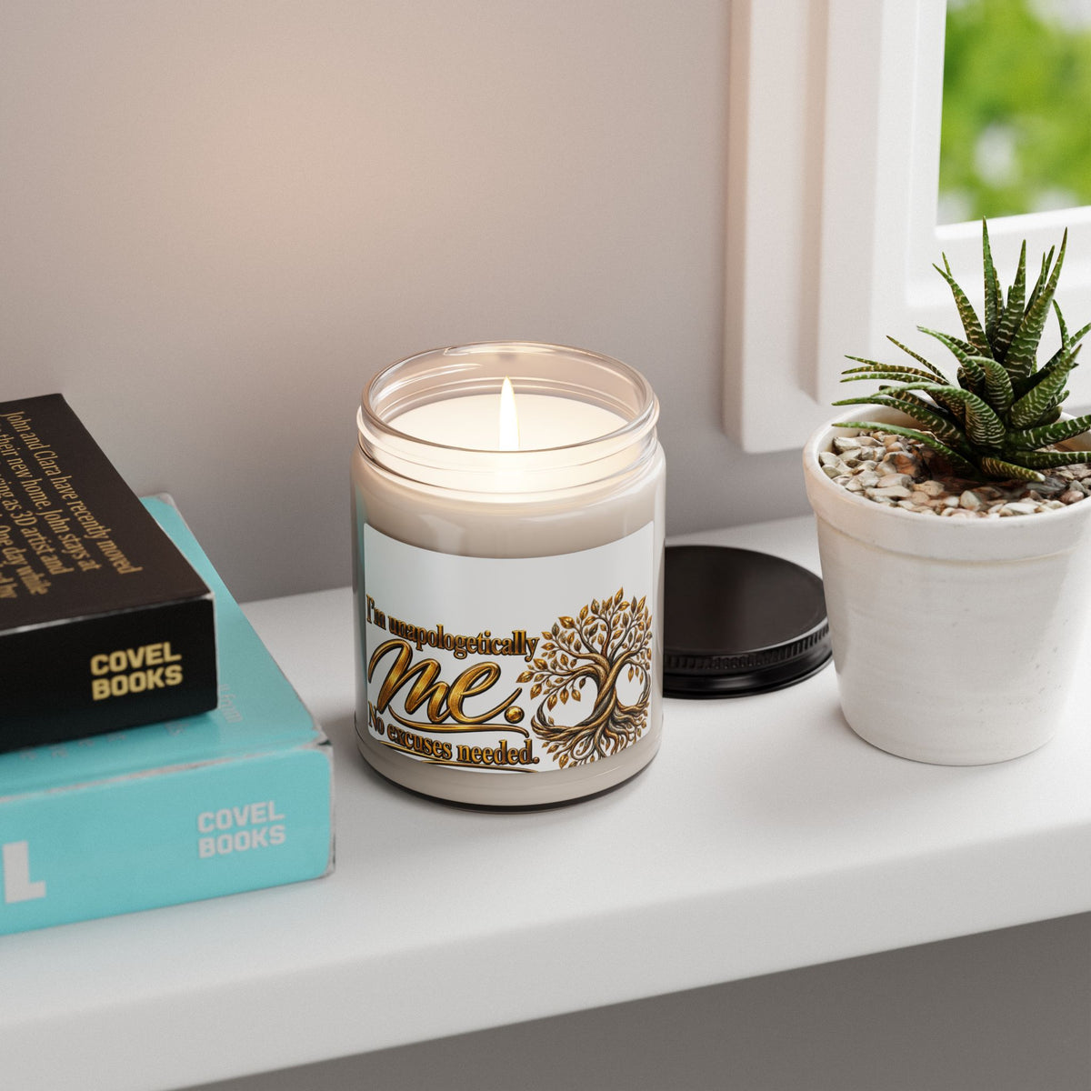 Scented Soy Candle — "Me Time" Relaxing Aromatherapy Candle (9oz)