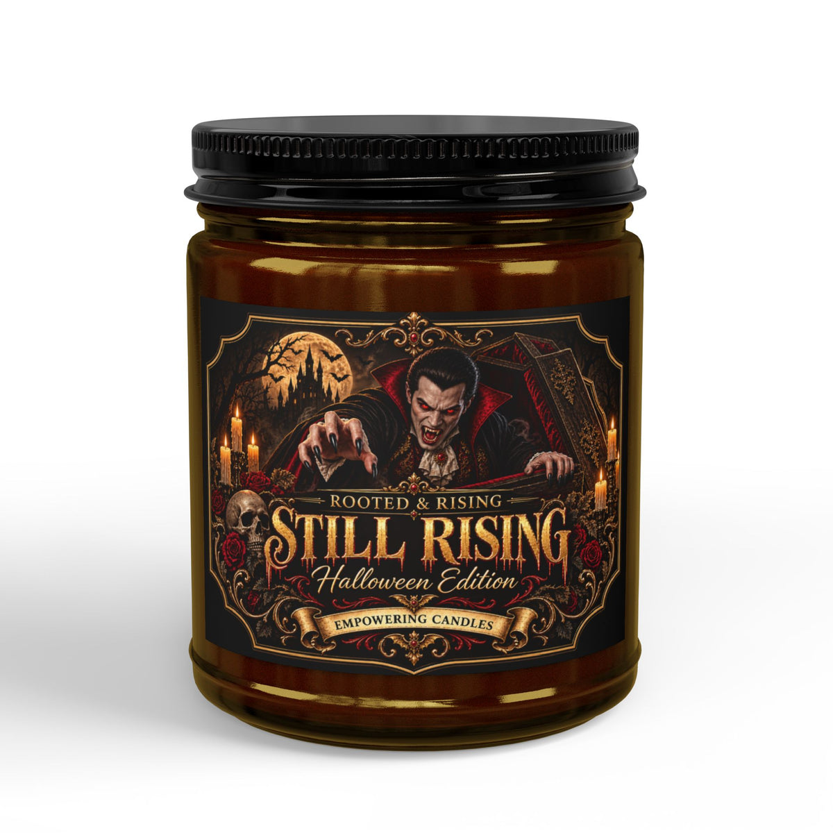 Still Rising Halloween Vampire Edition Scented Soy Candle — 9oz Gothic Fall Candle