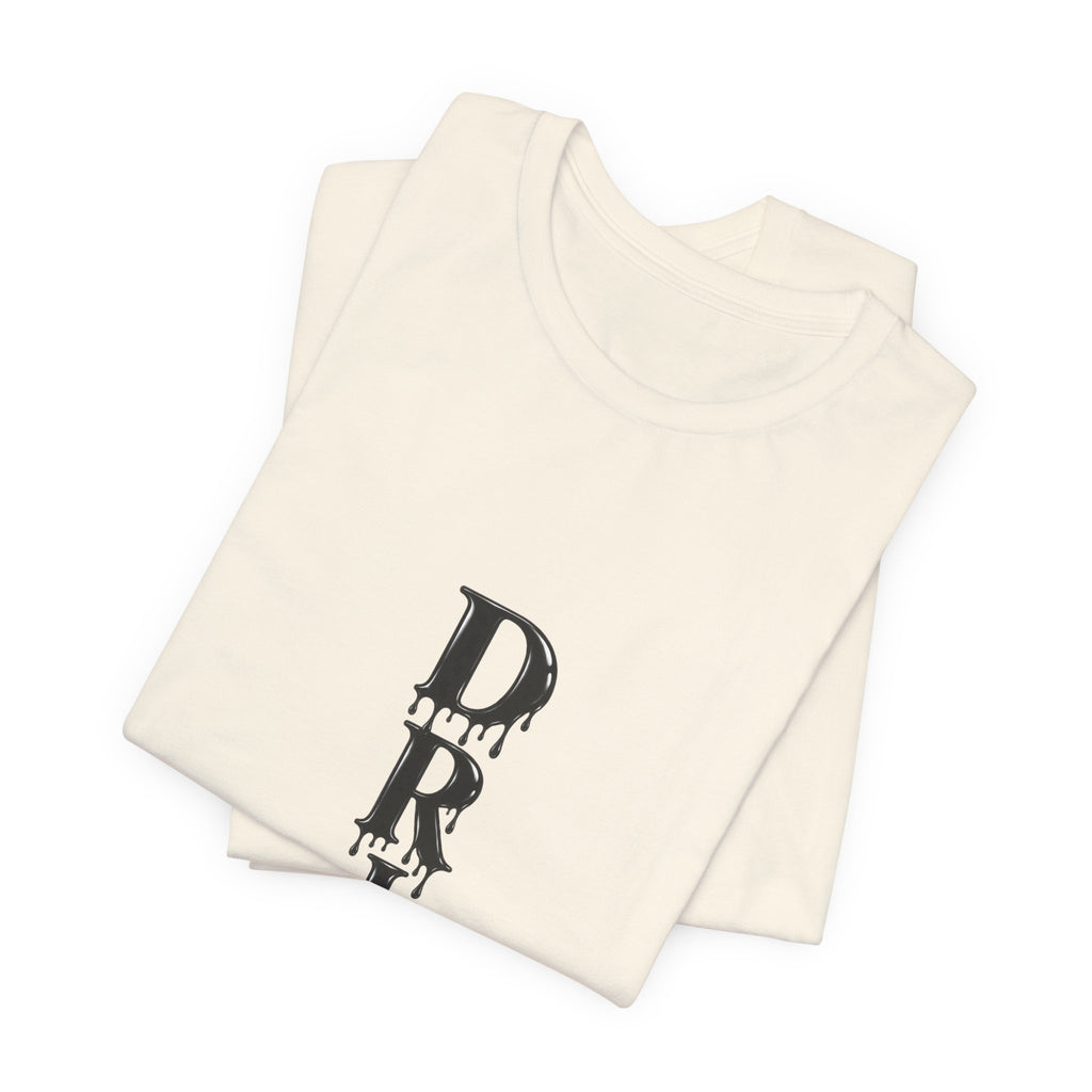 DRIP Vertical Drip Graphic Tee — Goth Streetwear Shirt