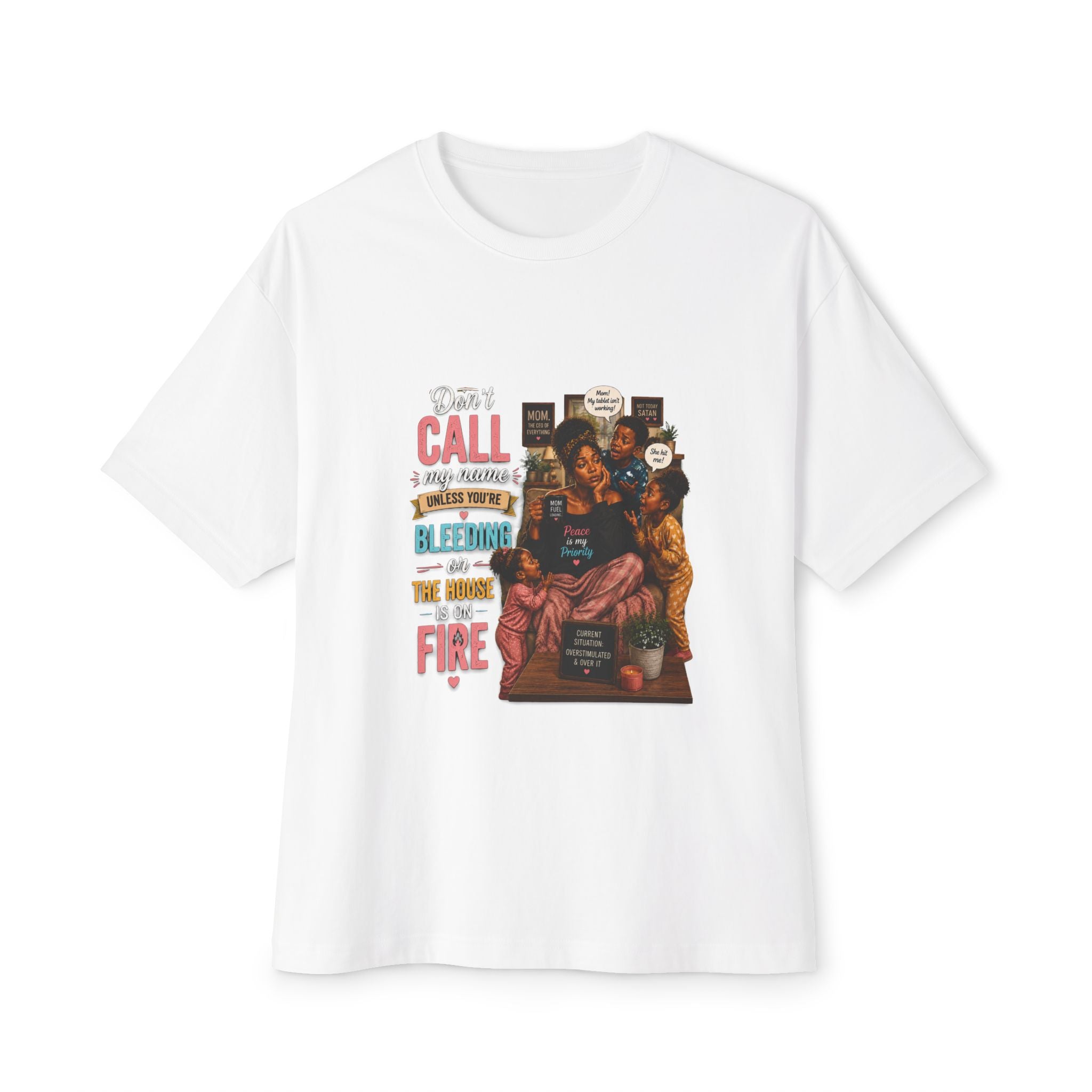 Overworked, stressed and stimulated  Boxy T-Shirt