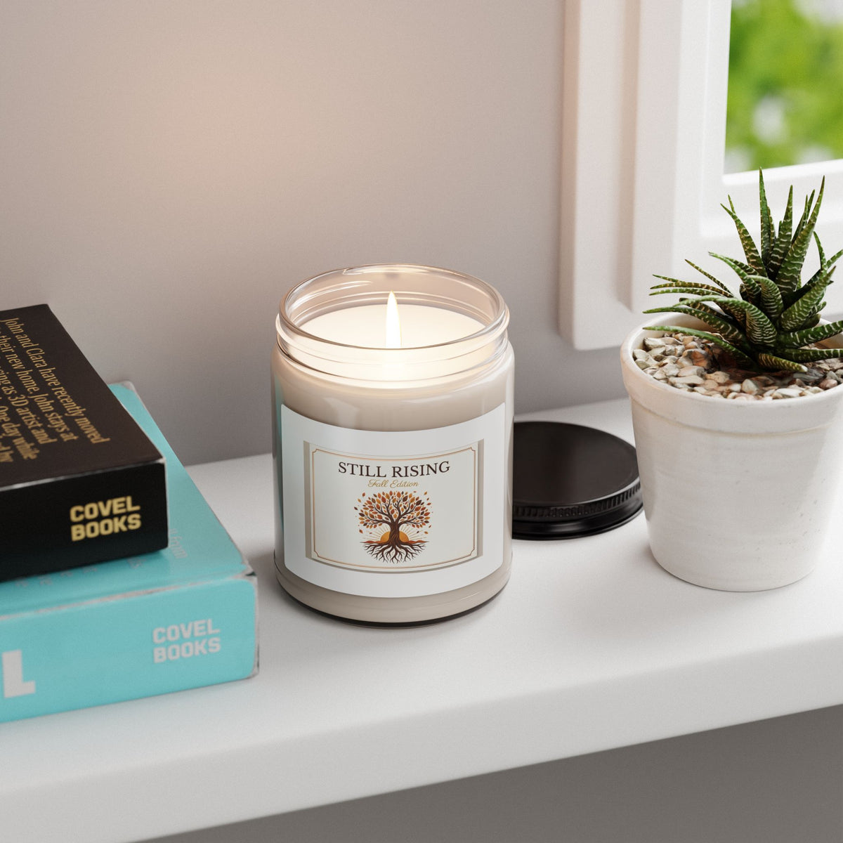 Still Rising Fall Edition Scented Soy Candle — 9oz Autumn Candle (Apple Harvest, Cinnamon Vanilla, Christmas Warmth)