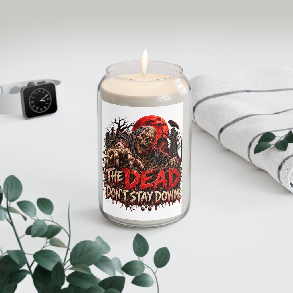 Horror Soy Candle - "The Dead Don't Stay Down" Scented 13.75oz
