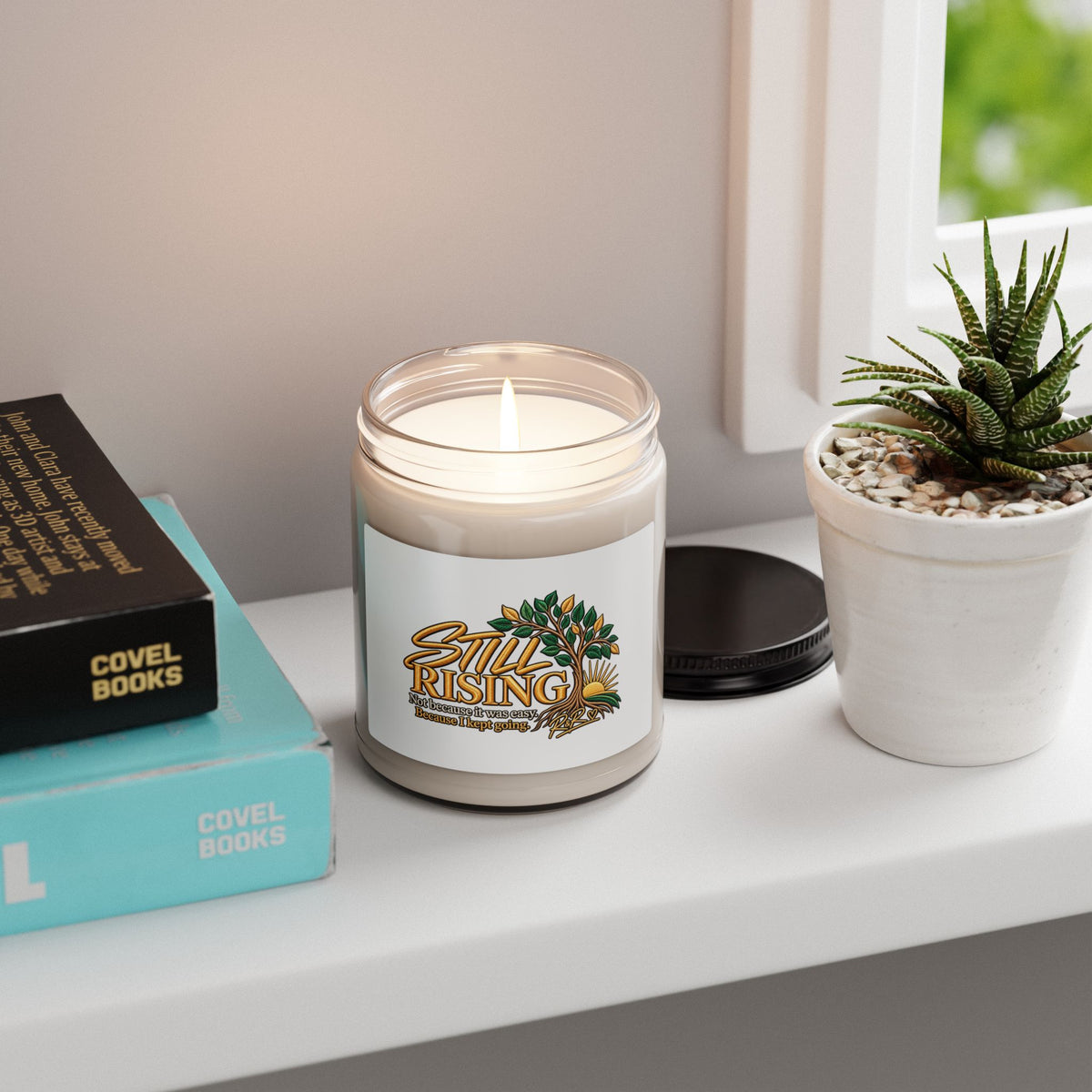 Still Rising Scented Soy Candle — 9oz Inspirational Tree Design