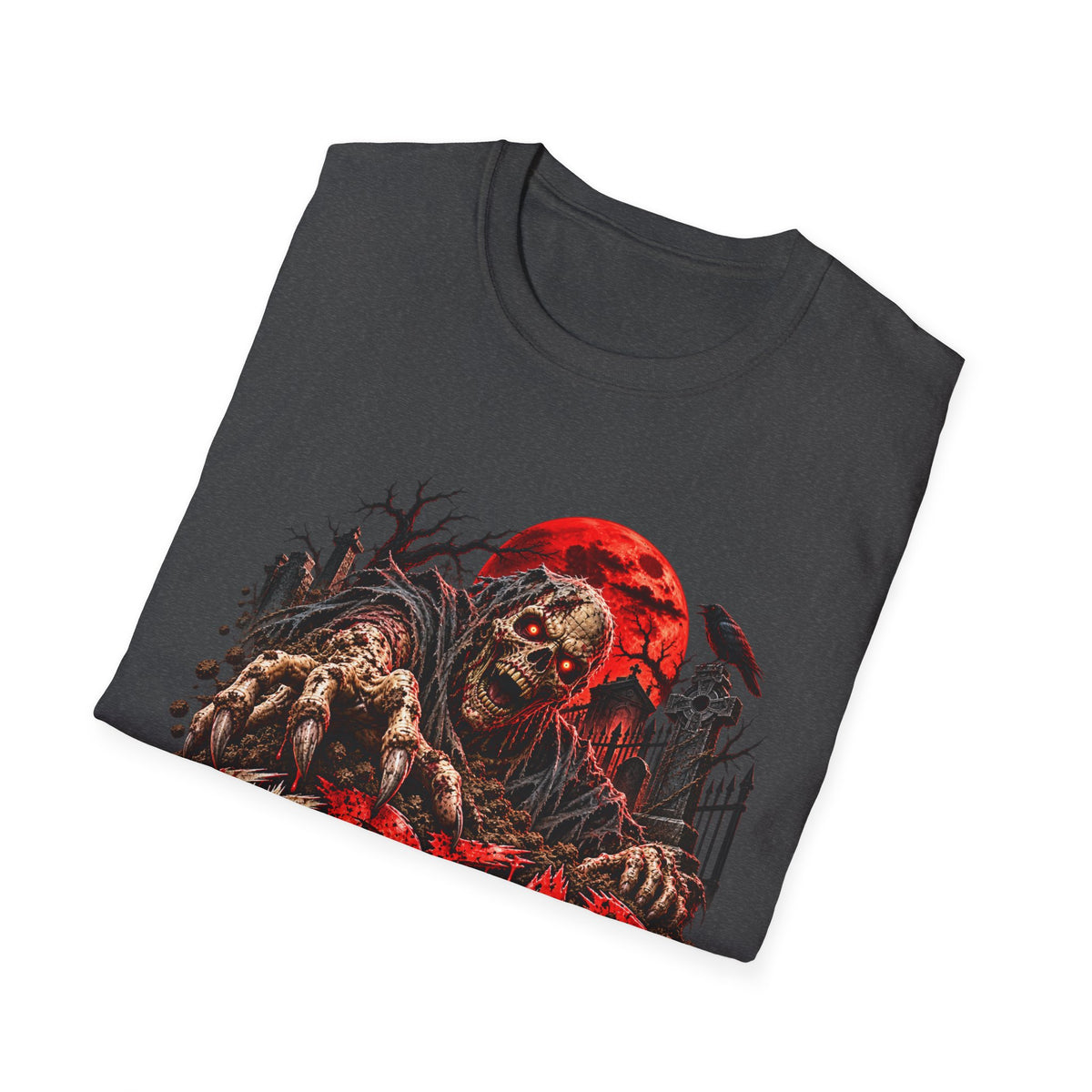 Zombie Graphic T-Shirt — "The Dead Don't Stay Down" Horror Tee