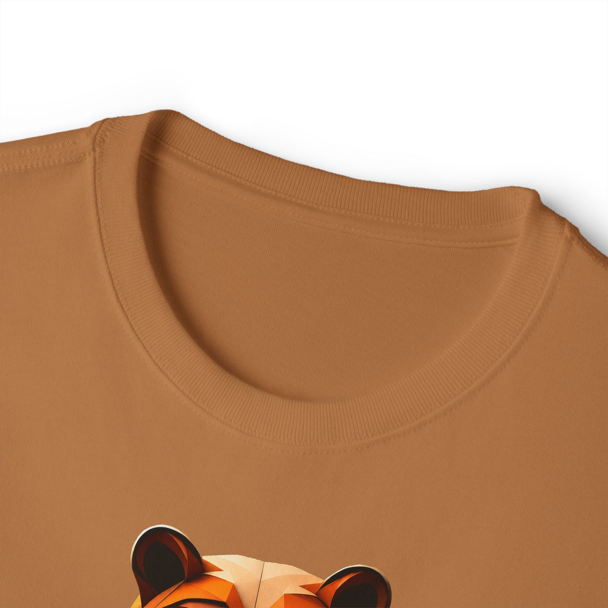 Geometric Bear Graphic Tee — Modern Animal Art Oversized T‑Shirt