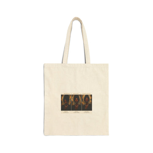 Canvas Tote Bag — Vintage Portrait Triptych Eco Shopper