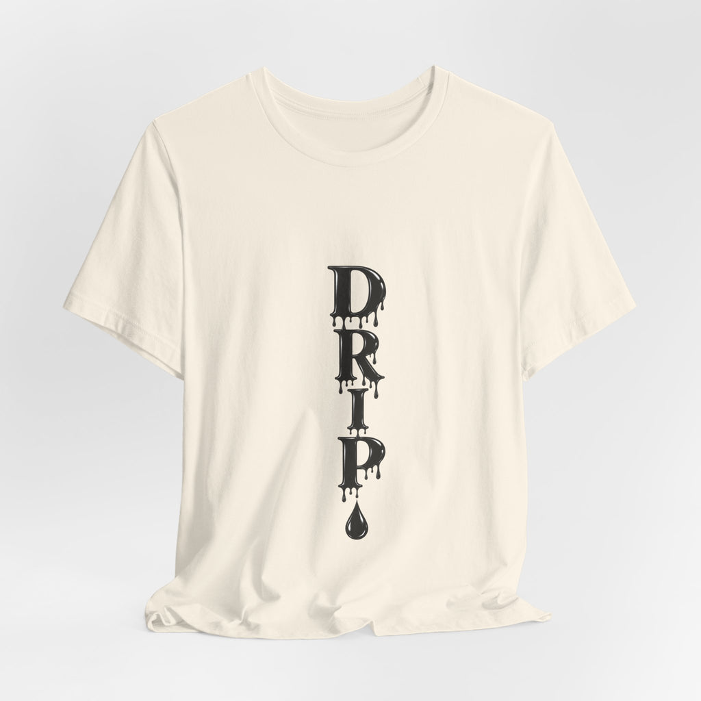 DRIP Vertical Drip Graphic Tee — Goth Streetwear Shirt