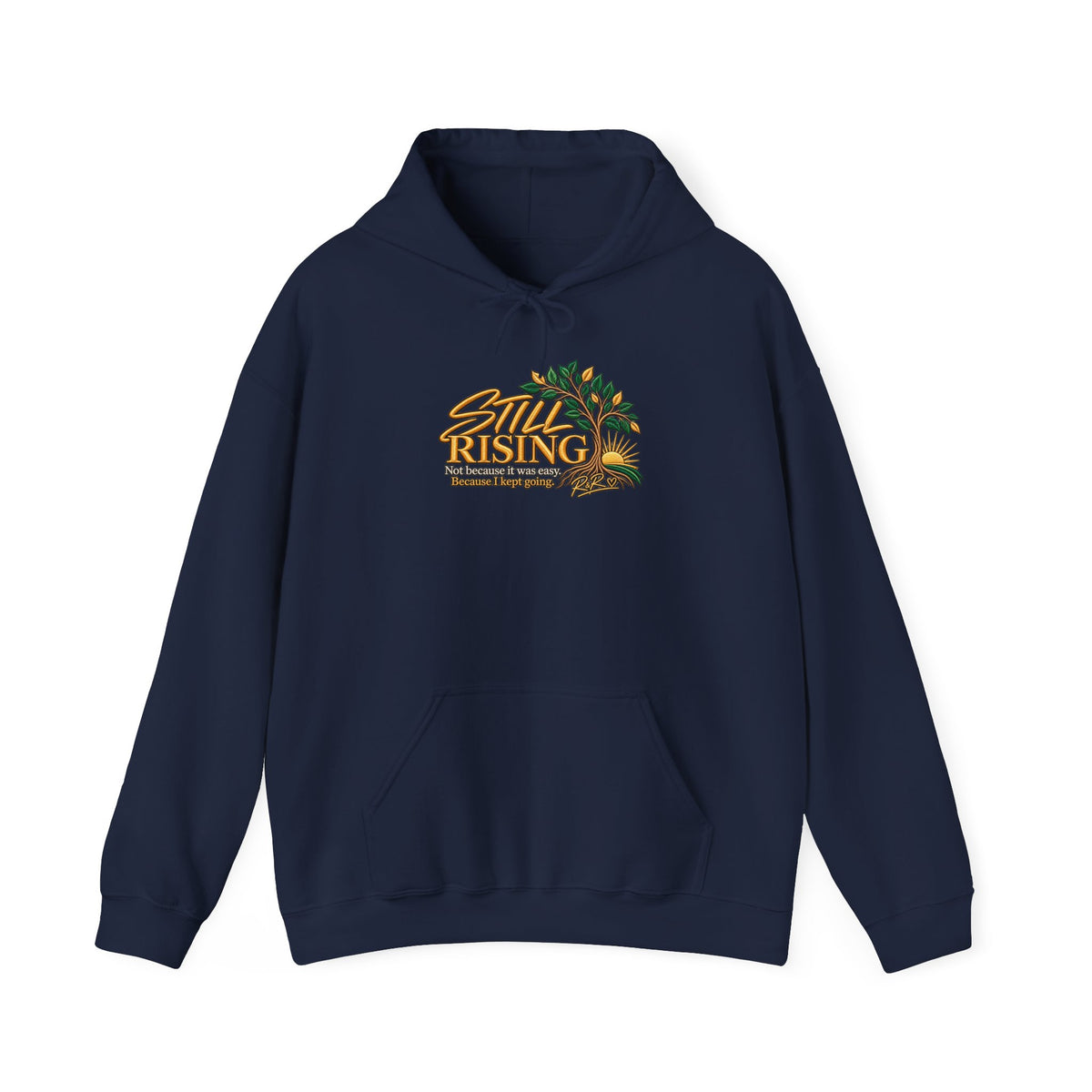 Still Rising Hoodie — Inspirational Sunflower Graphic Sweatshirt