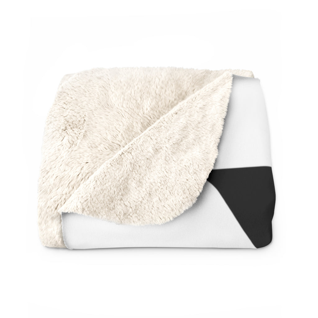 You Are Enough Lion Sherpa Fleece Blanket — Cozy Inspirational Throw Blanket 50x60