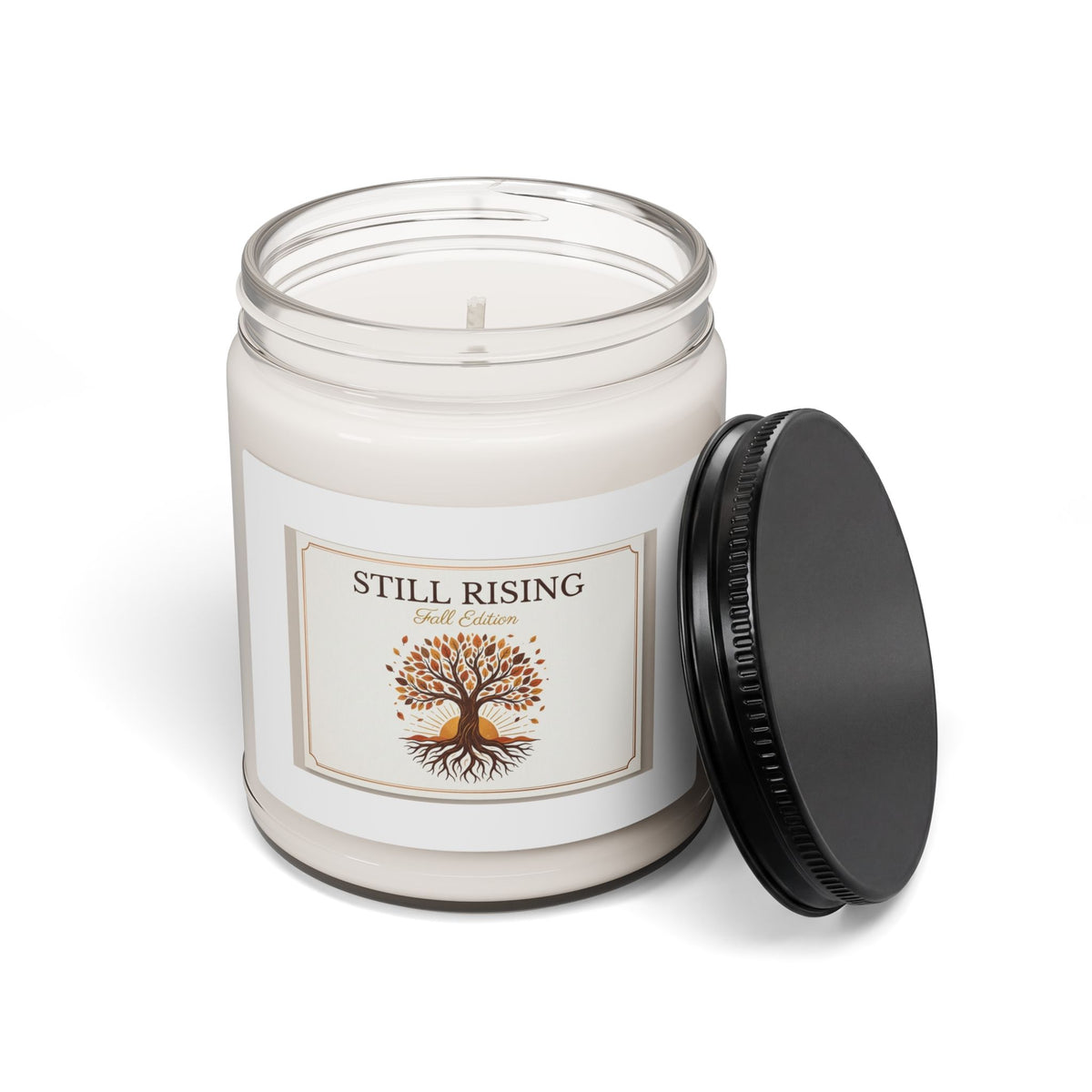 Still Rising Fall Edition Scented Soy Candle — 9oz Autumn Candle (Apple Harvest, Cinnamon Vanilla, Christmas Warmth)