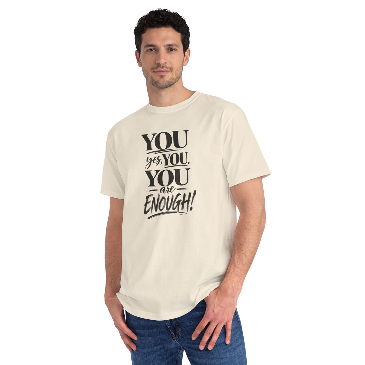 You Are Enough Tee — Organic Cotton Unisex T-Shirt | Inspirational Affirmation Shirt