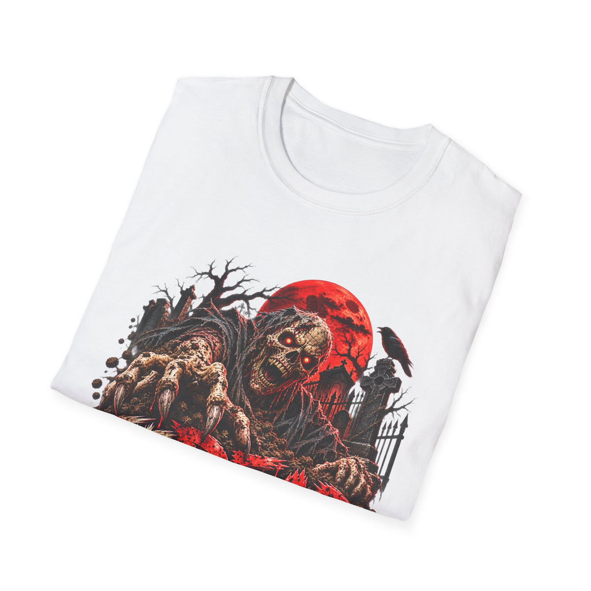 Zombie Graphic T-Shirt — "The Dead Don't Stay Down" Horror Tee
