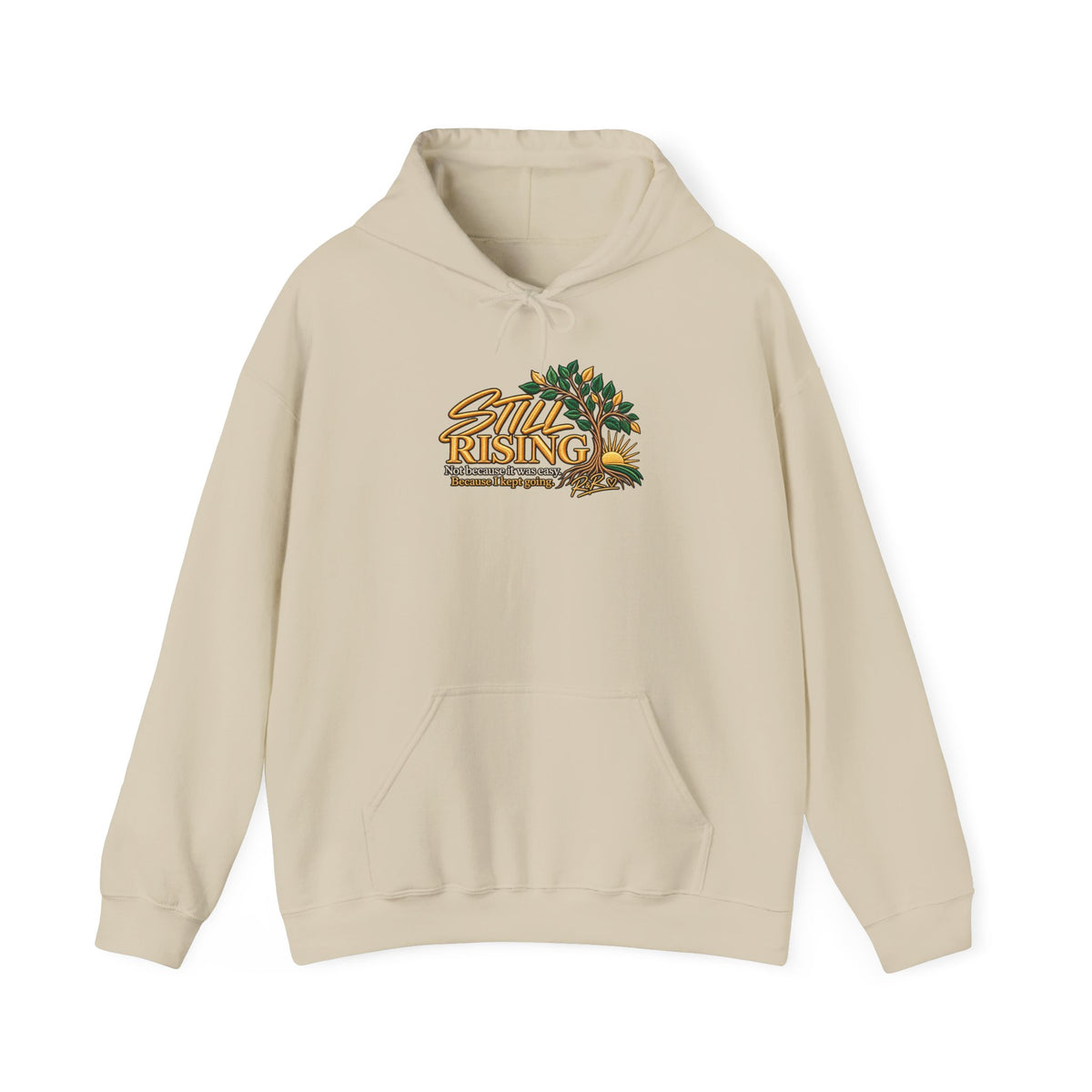 Still Rising Hoodie — Inspirational Sunflower Graphic Sweatshirt