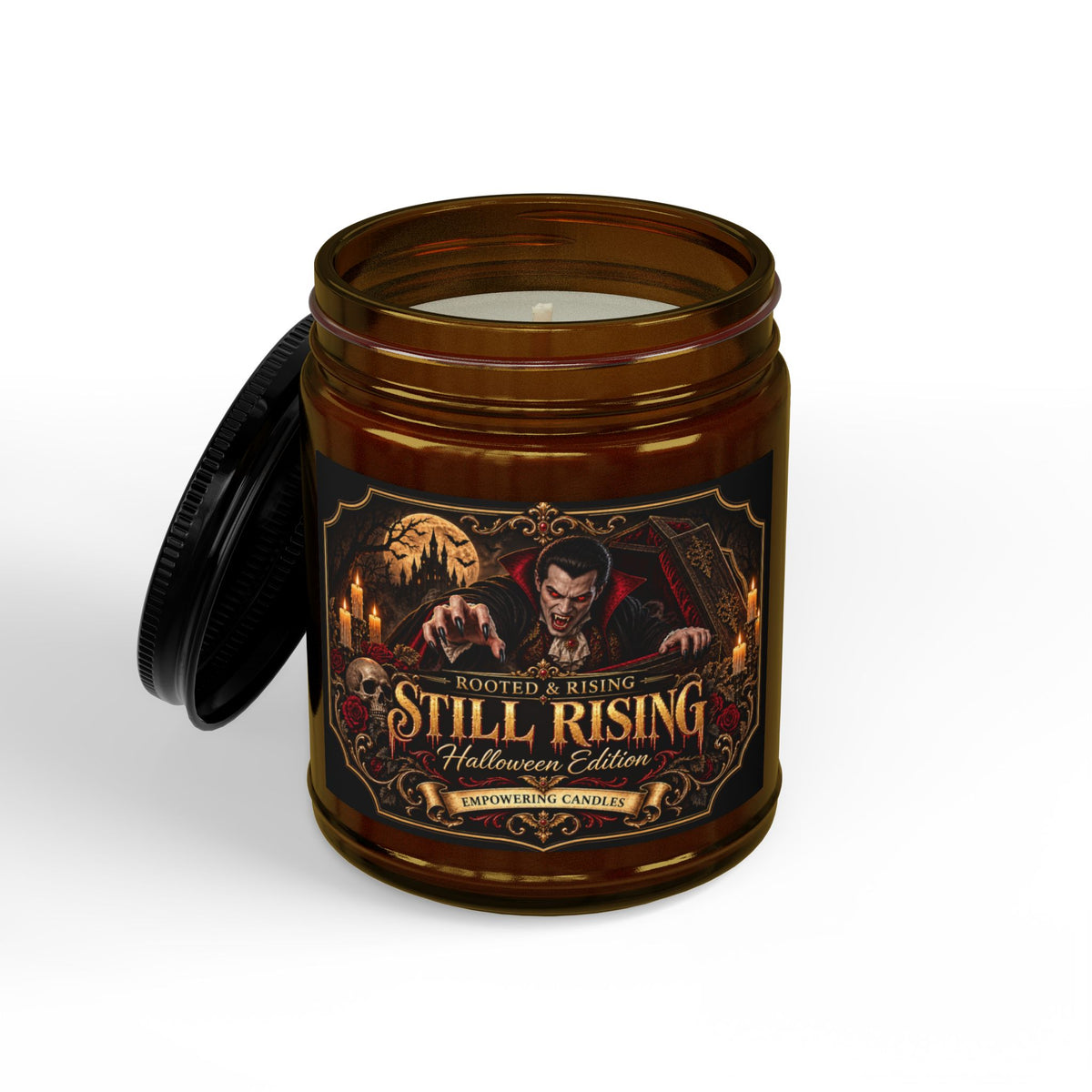 Still Rising Halloween Vampire Edition Scented Soy Candle — 9oz Gothic Fall Candle