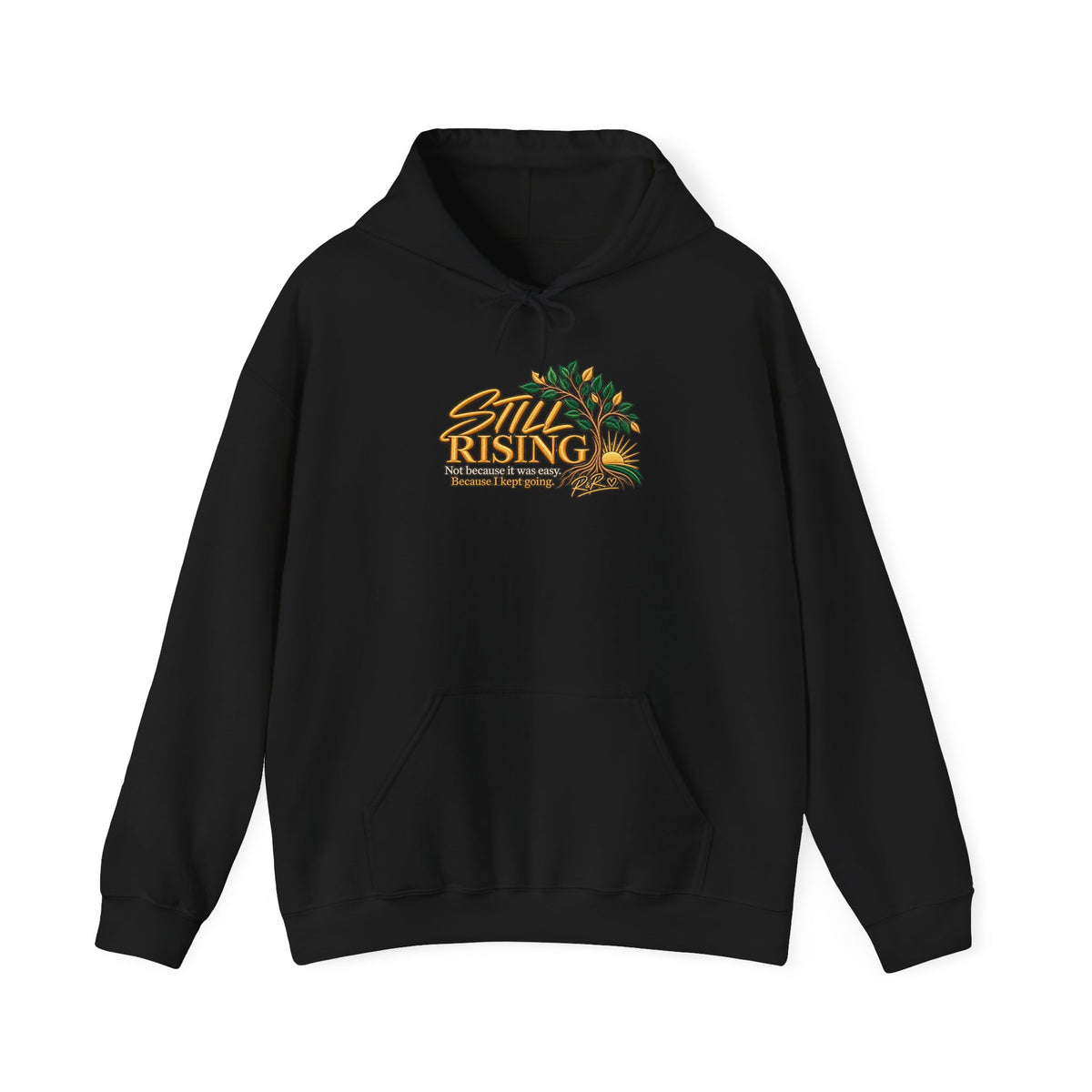 Still Rising Hoodie — Inspirational Sunflower Graphic Sweatshirt